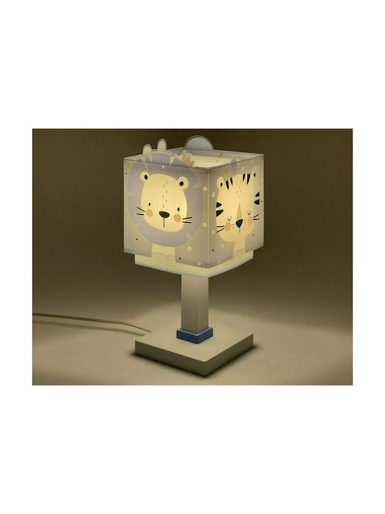 Ango Led Παιδικό Φωτιστικό Πορτατίφ Jungle Μπλε 15x15x30εκ.