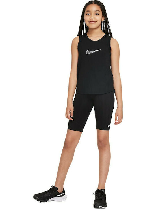 Παιδικό Κολάν Αθλητικό Κοντό Dri-Fit Μαύρο One