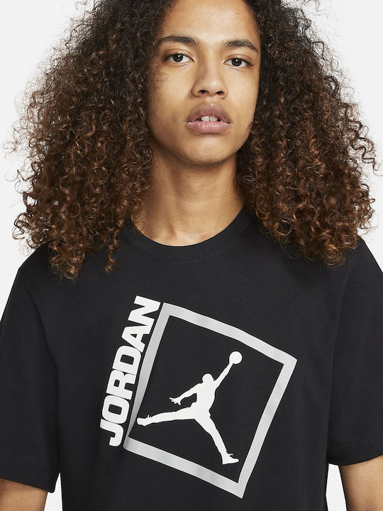 Jumpman Box Αθλητικό T-shirt Μαύρο