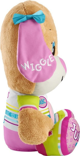Fisher Price Animal Laugh & Learn Puppy made of Fabric with Music for 18++ Months