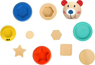 Tooky Toys Stacking Toy Πυραμίδα Ταξινόμησης made of Wood for 24++ Months