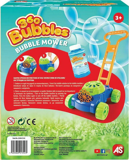 AS Lawn Mower for Soap Bubbles for 3+ Years