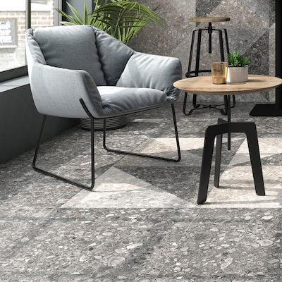 Ravenna Urbex Floor Interior Matte Granite Tile 60x60cm Gray