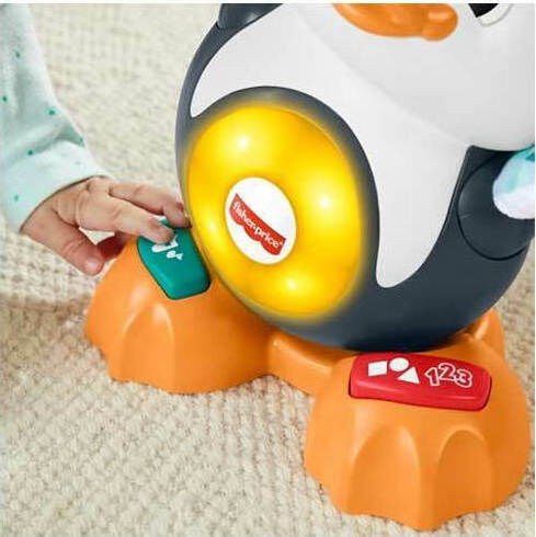 Fisher Price Animal Linkimals Penguin, o Zoiroulis with Music for 9++ Months