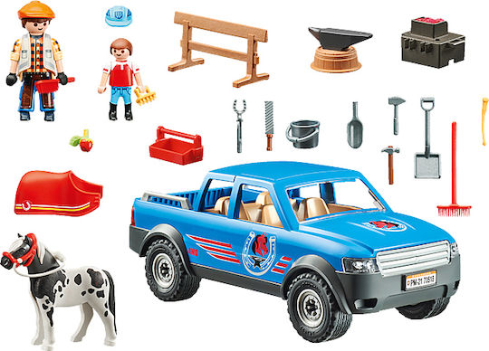 Playmobil Държава Mobile Blacksmith with Light Effect за 4-10 години