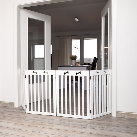 Trixie Divider Dog 60-160 x 75 cm in White Color 160 x 75 x 75cm
