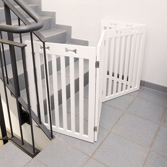 Trixie Divider Dog 60-160 x 75 cm in White Color 160 x 75 x 75cm