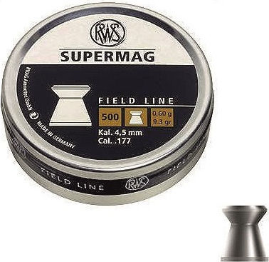 Rottweil Supermag Pellets Luftgewehr 4.5mm 500pcs 2136759