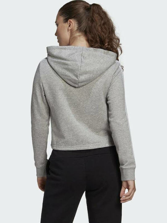 adidas Essentials Sweatshirt Medium Grey Heather with Hood