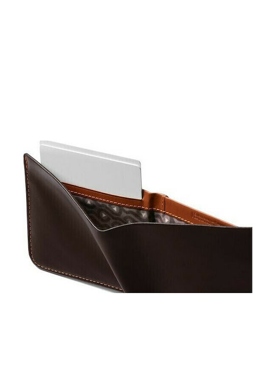 Hide And Seek Leather Men's Wallet with RFID Brown