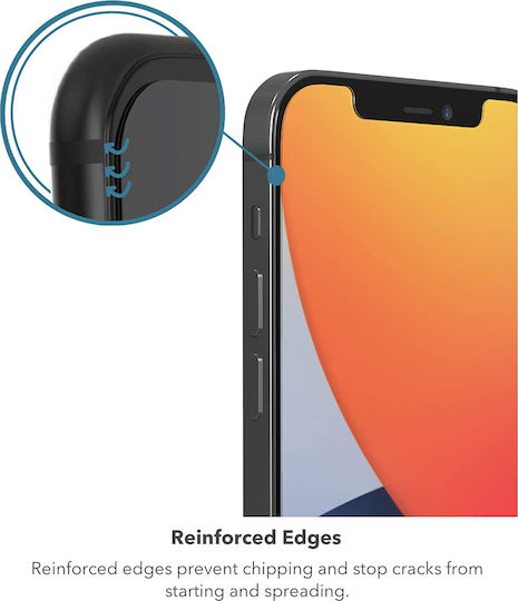 Zagg Invisibleshield Full Glue Full Face Tempered Glass (iPhone 12 / 12 Pro)