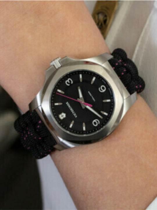 Victorinox I.N.O.X. V Women's Watch with Black Fabric Strap