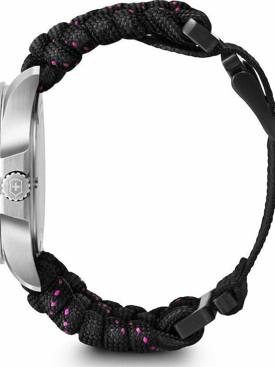 Victorinox I.N.O.X. V Women's Watch with Black Fabric Strap