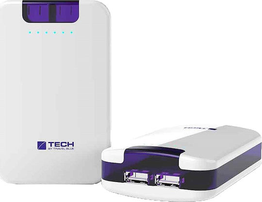 Travel Blue TB-977 Power Bank 7800mAh with 2 USB-A Ports White