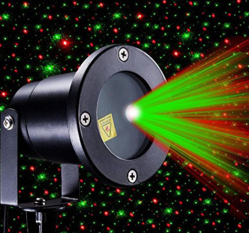 Weihnachtsstrahler Laser Strom mit Fernbedienung