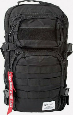 Alpha Industries Tactical Rucsac Militar Înapoi în Culoare Negru