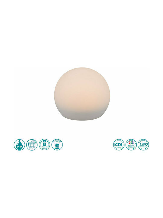 Trio Lighting Melo Φωτιστικό Γλόμπος LED Εξωτερικού Χώρου 5W με Θερμό Λευκό Φως IP67 Λευκό