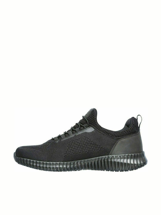 Skechers Cessnock Low Work Black OB with Certification FO , SR,SRC