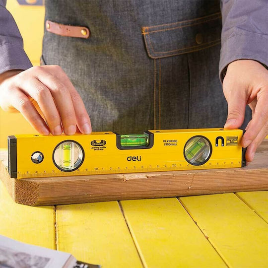 Deli Deli Tools EDL290300 Нивелир Алуминиев 30бр с 3 Очи