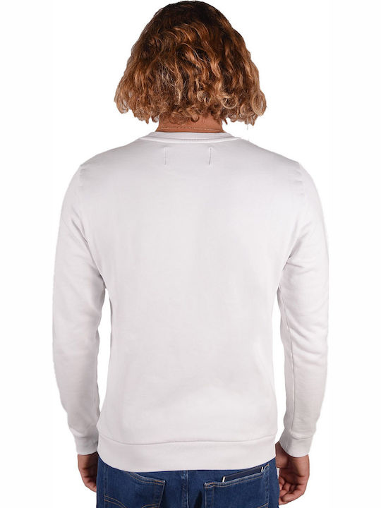 Replay Herren Sweatshirt Weiß