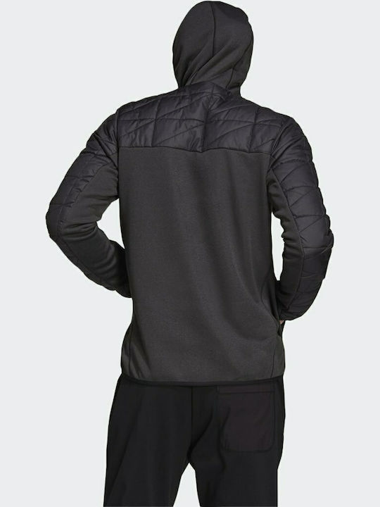 Adidas Terrex Ανδρικό Μπουφάν Puffer για Χειμώνα Μαύρο