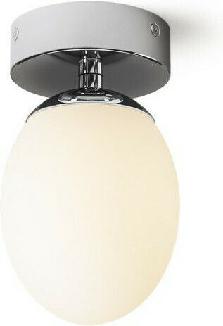 Rendl Light Studio Meringue Deckenleuchte Badezimmer 11cm Silber mit Fassung G9