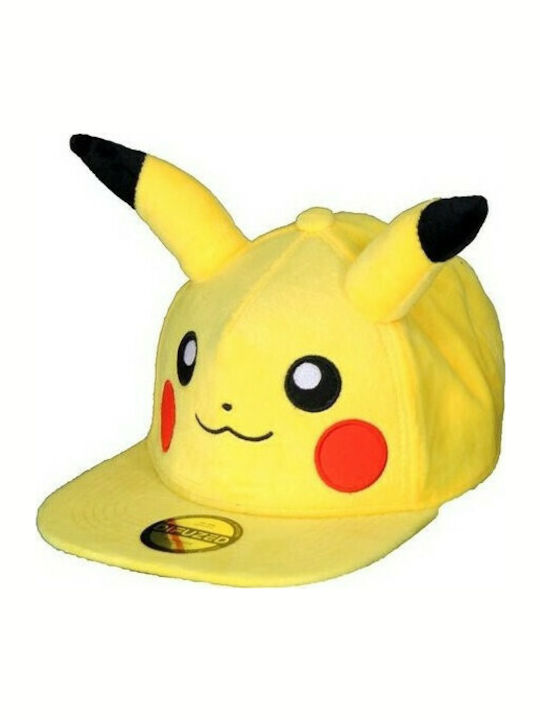 Difuzed Παιδικό Καπέλο Jockey Pokemon Pikachu Κίτρινο
