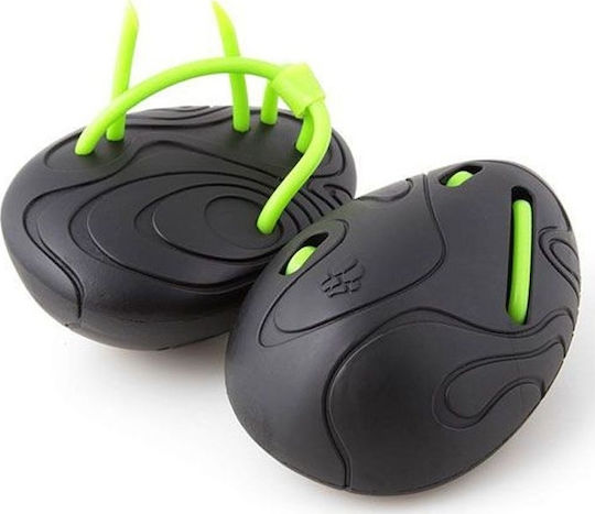 Mad Wave Egg Trainer Schwimmhandpaddel Schwarz