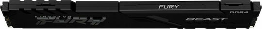 Kingston Fury Beast DDR4 με Module 1x16GB και Ταχύτητα 3600 για Desktop