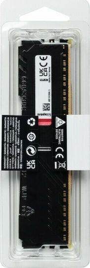 Kingston Fury Beast DDR4 με Module 1x16GB και Ταχύτητα 3600 για Desktop