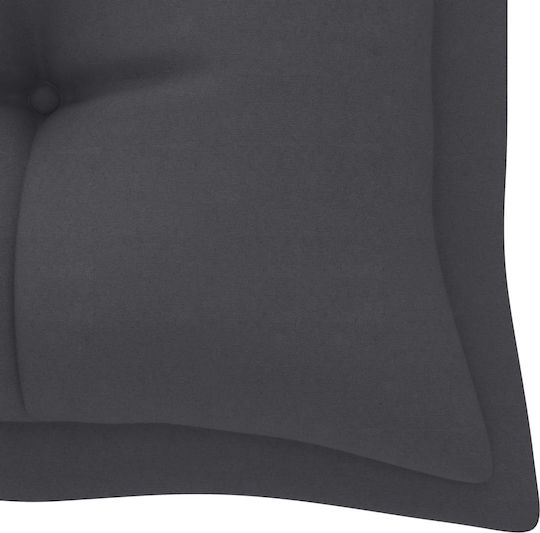 vidaXL Възглавница за Градинска Люлка Въглени 180x50см. 315028