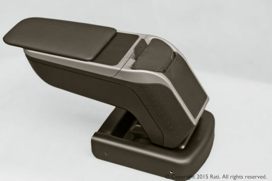 Rati Armster Auto Armlehnenkonsole Kompatibel mit Silber Farbe