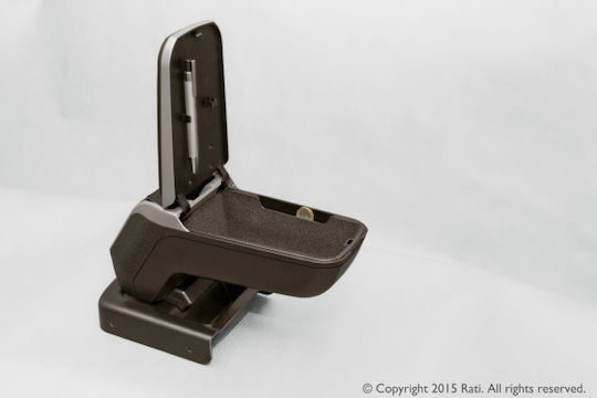 Rati Armster Car Armrest for Daewoo Nexia II 2007 Silver