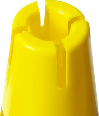 Amila 41cm Κώνος σε Κίτρινο Χρώμα