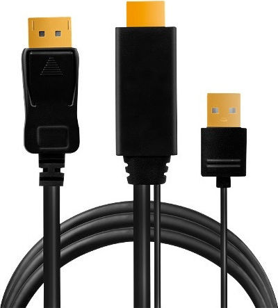 LogiLink Cablu DisplayPort De Sex Masculin - HDMI De Sex Masculin 2m Negru (CH0091)