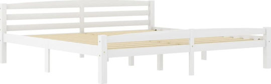 King Size Matratzenauflage für Matratze 200x200cm Weiß King Size Matratzenauflage für Matratze 200x200cm Weiß