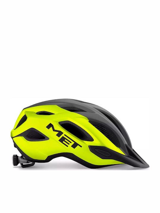 MET Crossover Bicycle Helmet Road / Mountain with LED Light Multicolour