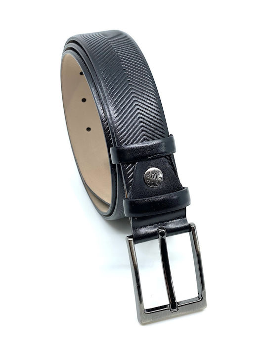 BELT BLACK P.U. ARTIFICIAL LEATHER 201