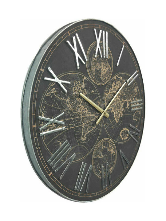 InTheBox Univers Wall Clock Metallic Black Ø60cm