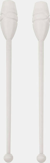 AMILA Rhythmic Gymnastics Clubs Hard 36cm White