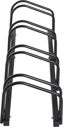 HomCom Bicycle Parking Bar for 4 Bicycles