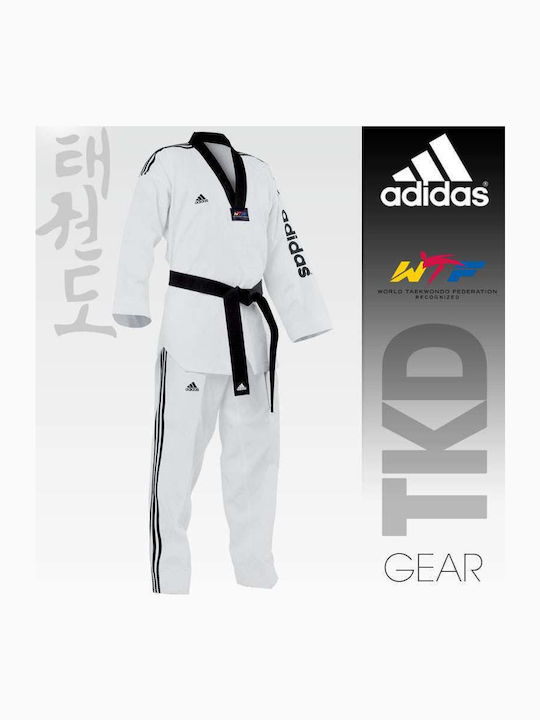 adidas Super Master II Добок за Текуондо Унисекс Бяла