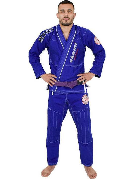 Okami Ronin GI Men's Brazilian Jiu Jitsu Uniform Blue