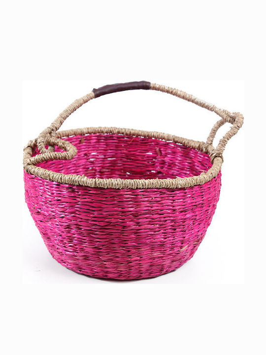 Soulworks Set dekorative Körbe mit Griffen Pink 5Stück