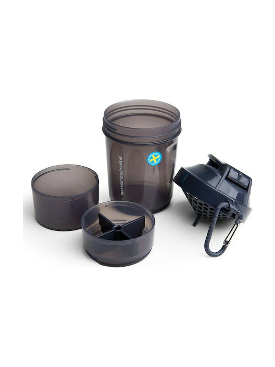 SmartShake Original2Go Shaker Πρωτεΐνης 600ml Πλαστικό Γκρι