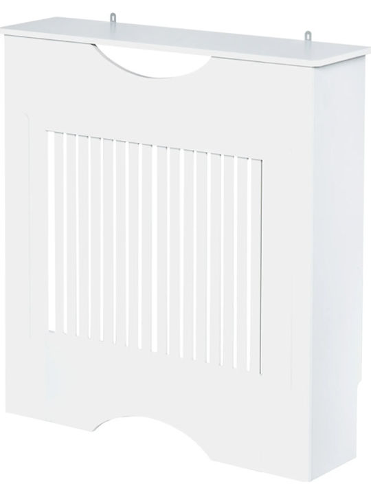 HomCom Κάλυμμα Καλοριφέρ από MDF Λευκό 78x19x82cm