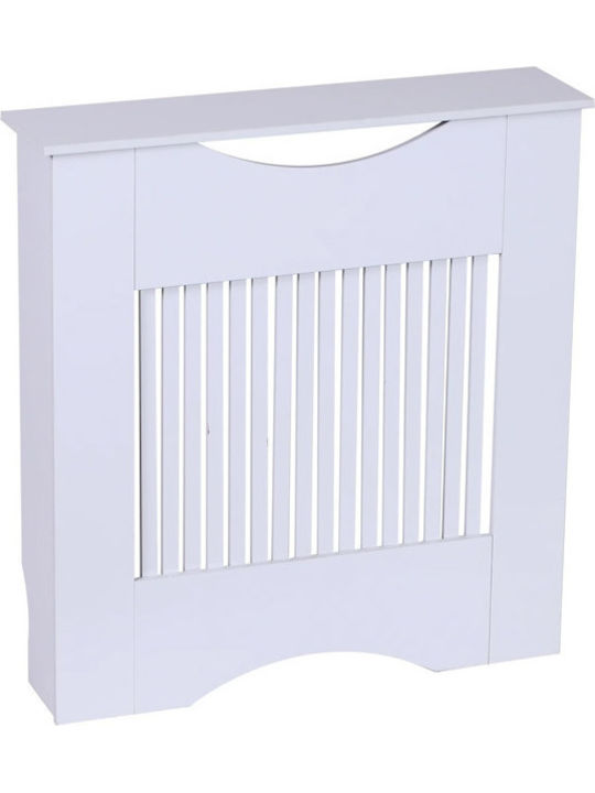 HomCom Κάλυμμα Καλοριφέρ από MDF Λευκό 78x19x82cm