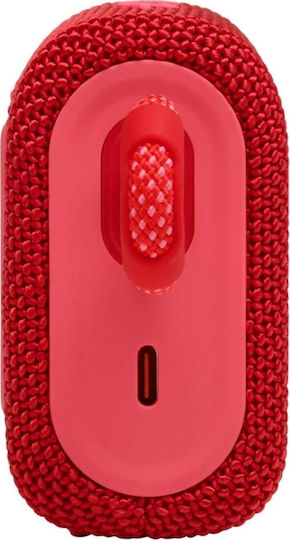 JBL Go 3 Αδιάβροχο Ηχείο Bluetooth 4.2W με Διάρκεια Μπαταρίας έως 5 ώρες Κόκκινο