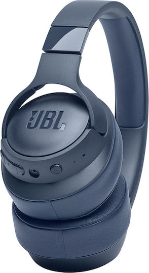 JBL Tune 710BT Fără fir Bluetooth Over Ear Căști cu 50 ore de Funcționare Albastre