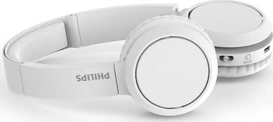 Philips TAH4205 Wireless / Wired On Ear Headphones with 29 hours of Operation and Quick Charge White